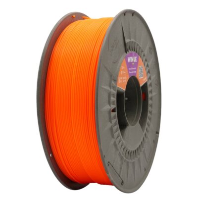 PLA HD Laranja Fluorescente, filamento PLA para impressoras 3D. Bobine 1KG - 1.75mm - Fillment3D