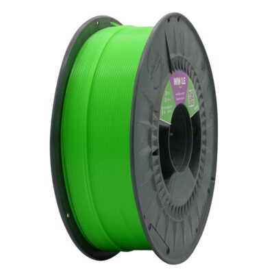 PLA HD Verde Fluorescente, filamento PLA para impressoras 3D. Bobine 1KG - 1.75mm - Fillment3D