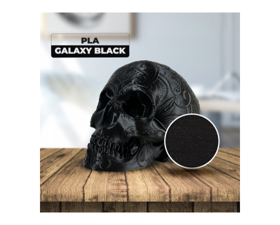 PLA Galaxy Black RAL 9004 Azurefilm - Fillment3d