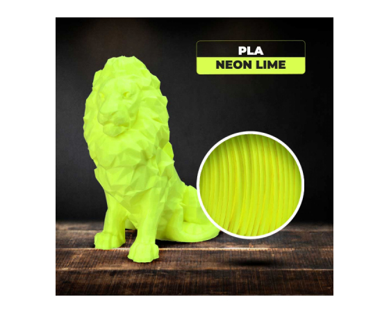 PLA Neon Lime RAL 1028 Azurefilm - Fillment3D