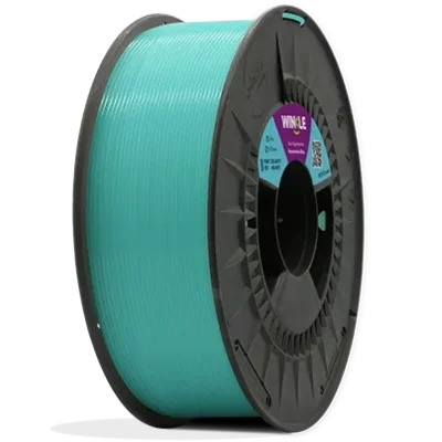 PETG Crystal Aquamarine Azul Winkle, filamento PETG para impressoras 3D. Bobine 1KG - 1.75mm - Fillment3D