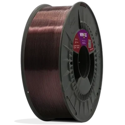 PETG Crystal Deep Mauve Winkle, filamento PETG para impressoras 3D. Bobine 1KG - 1.75mm - Fillment3D