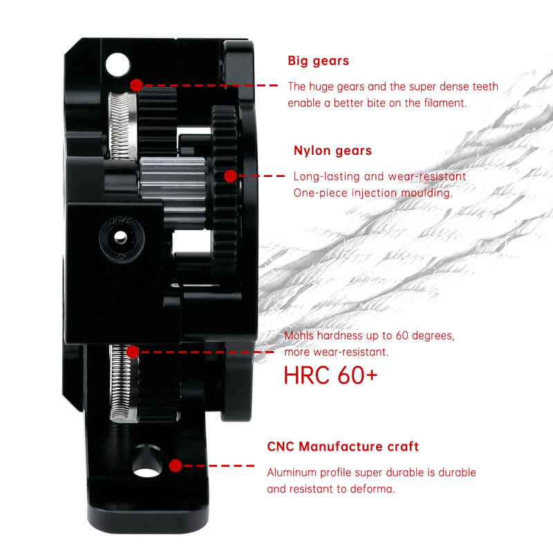 HGX Lite Extrusor all metal - Fillment3d, impressão 3d