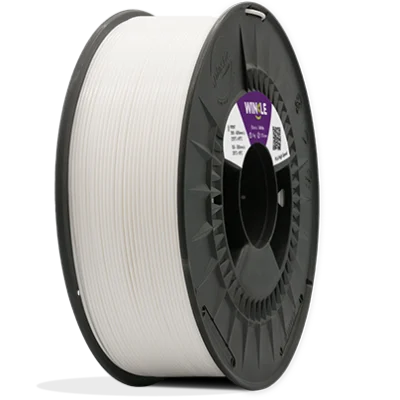 PLA High Speed Branco Glaciar, filamento PLA para impressoras 3D. Bobine 1KG - 1.75mm - Fillment3D