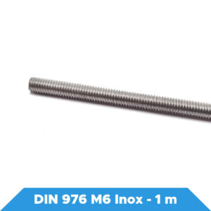 DIN 975 Varão Roscado M6 Aço Inox A2 – 1 Metro