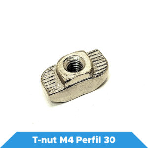 T-nut M4 para Perfil Slot 30 – Porca T com Inserção Rápida