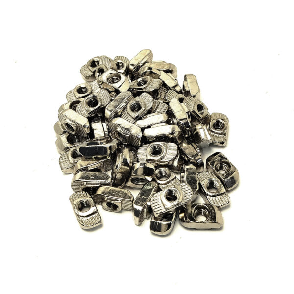 T-nut M4 para Perfil Slot 30 – Porca T com Inserção Rápida