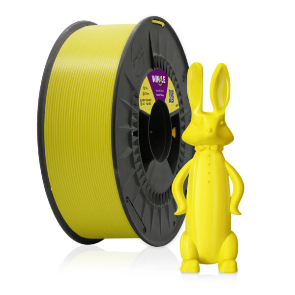 PETG Amarelo Limão Winkle, filamento PETG para impressoras 3D. Bobine 1KG - 1.75mm - Fillment3D