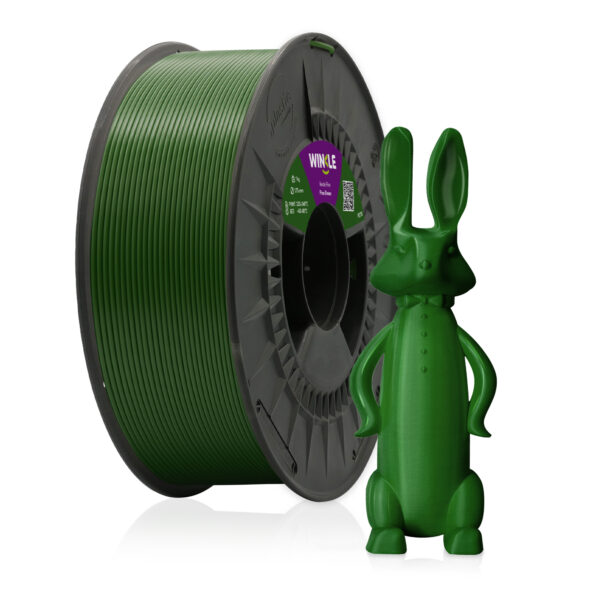 PETG Verde Pinho Winkle, filamento PETG para impressoras 3D. Bobine 1KG - 1.75mm - Fillment3D