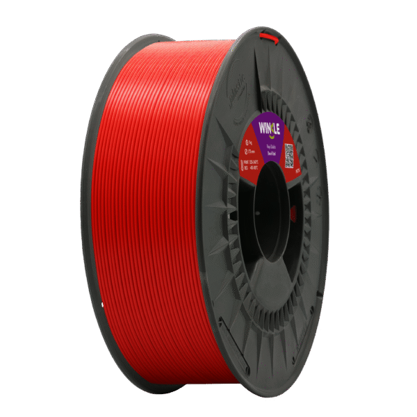 PETG Vermelho Diabo Winkle, filamento PETG para impressoras 3D. Bobine 1KG - 1.75mm - Fillment3D