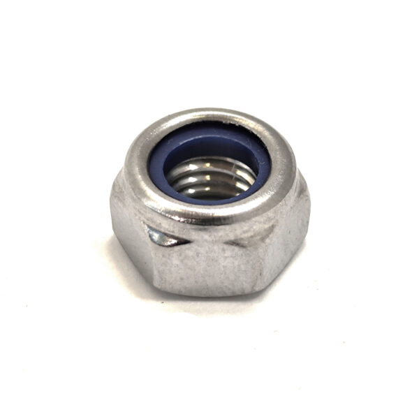 Porca com Freio de Nylon M5 DIN 985 em Aço Inox A2