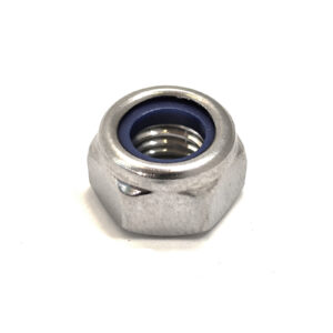 Porca com Freio de Nylon M6 DIN 985 em Aço Inox A2