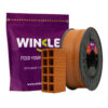 PLA HD Tijolo WINKLE, filamento PLA para impressoras 3D. Bobine 1KG - 1.75mm - Fillment3D